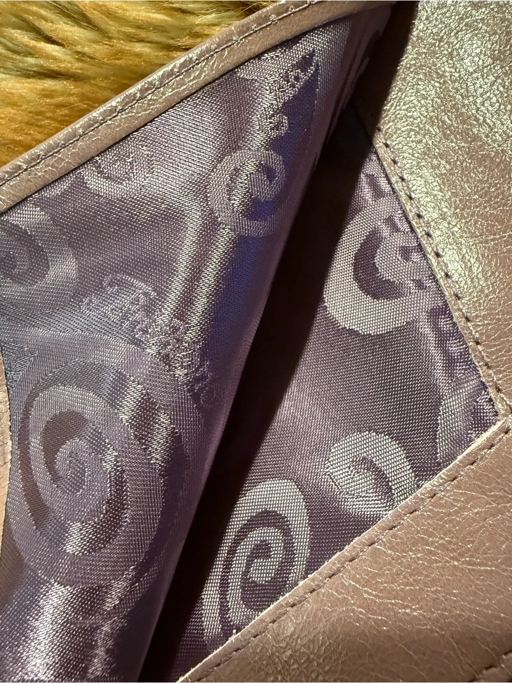 Vintage Brighton Jetson Croc-Embossed Patent Leather Wallet